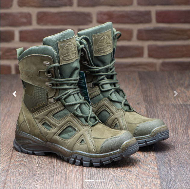 Тактические берцы 802 хаки — демисезонные, непромокаемые, прочные армейские ботинки для ЗСУ, охоты, туризма 41(27) Харьков - изображение 1