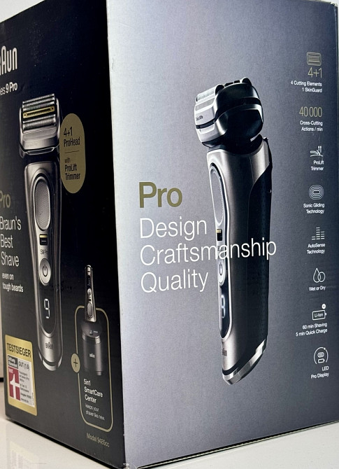 Нова Електробритва Braun Series 9 Pro 9485cc. Київ - фото 5