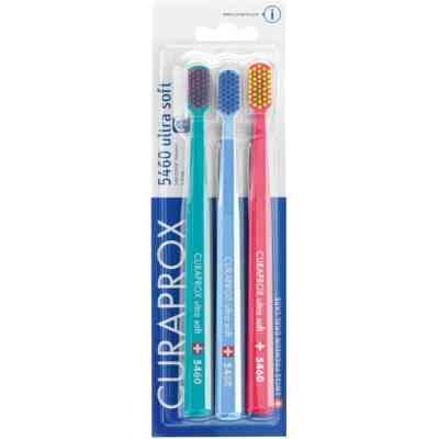Зубна щітка Curaprox CS 5460 Ultra Soft Ультрам&apos;яка Бірюзова + Блакитна + Рожева 3 шт. (CS 5460/3-02) Вінниця