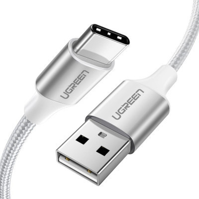 Дата кабель USB 2.0 AM to Type-C 1.5m 3.0A 18W US288 White Ugreen (60132) Винница - изображение 1