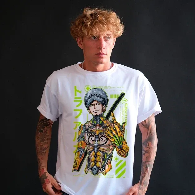 Футболка для подростка мальчика с принтом Ван Пис Кібер Трафальгар Ло W Размер 160 Anime10045 Днепр - изображение 3