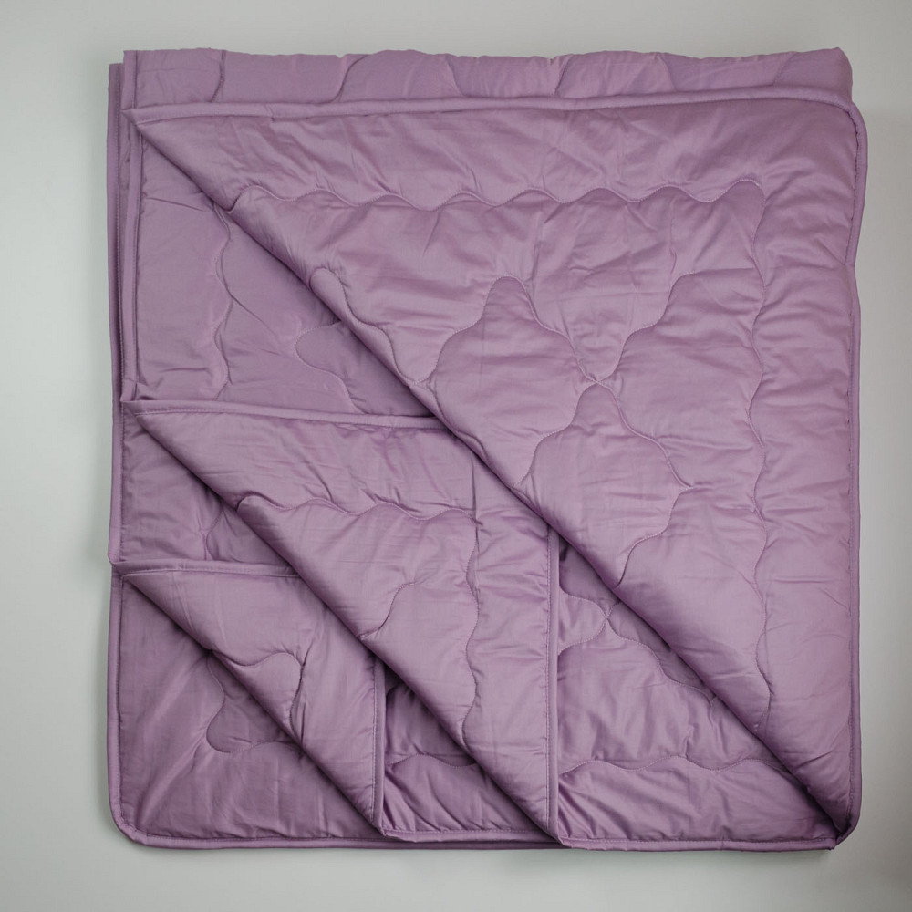 Ковдра конопляна літня Сатин Пильна троянда YouStar дитяча 110х140 см (Фіолетовий) Суми - фото 8
