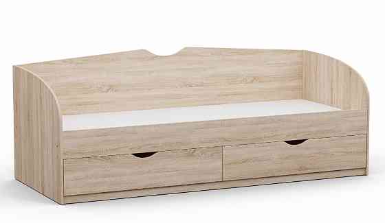 Ліжко односпальне L-10, Дуб Сонома, 2030х934х766 Львів