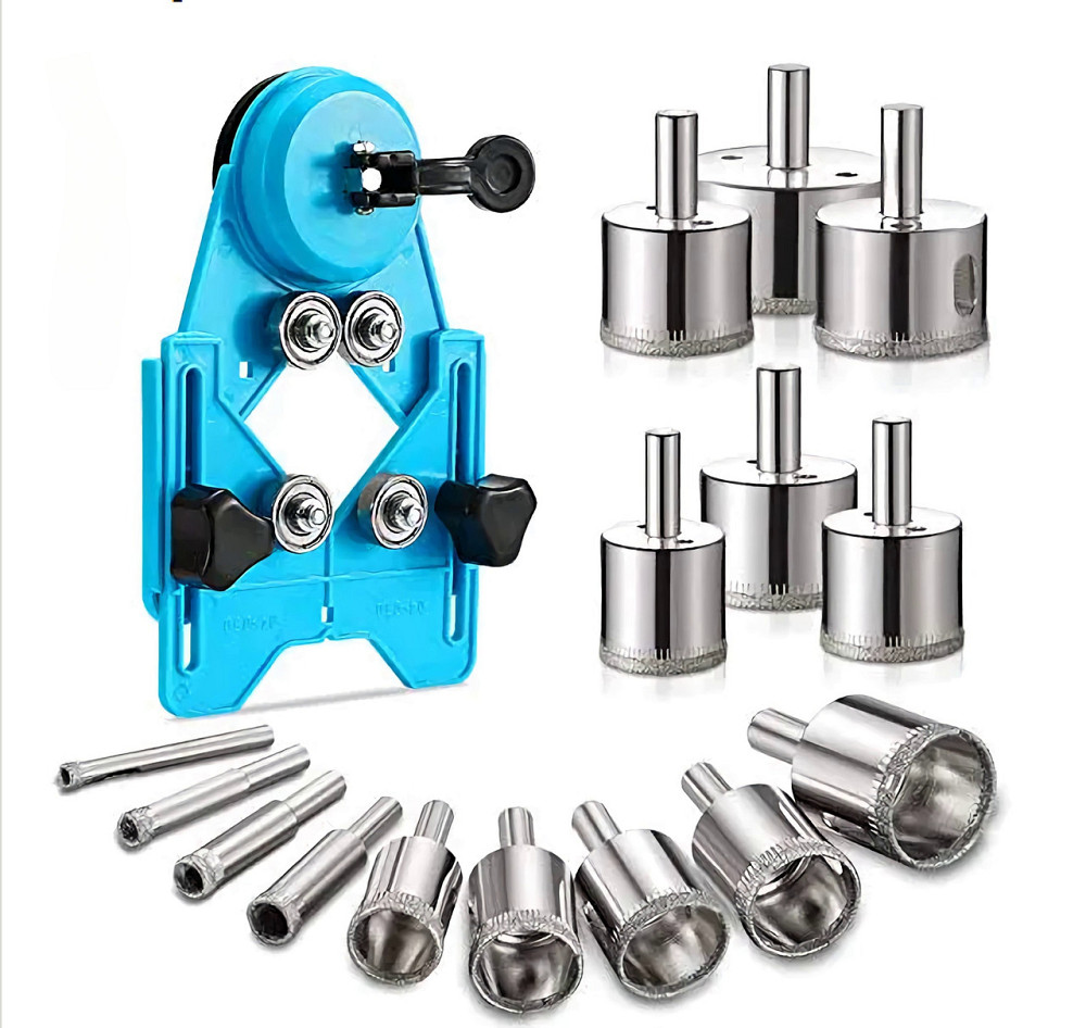 Набір шаблон + алмазні коронки 15 шт (643983912) Київ - фото 9