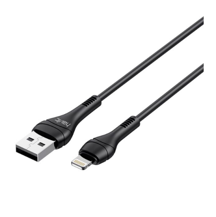 Кабель USB Lightning Havit HV-CB6160 2,0A 1м чорний Житомир - фото 1