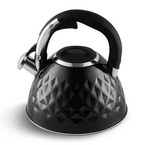 Чайник на плиту со свистком нержавейка Edenberg, Чайник для газовой плиты 3 л литра OS-55 Львов