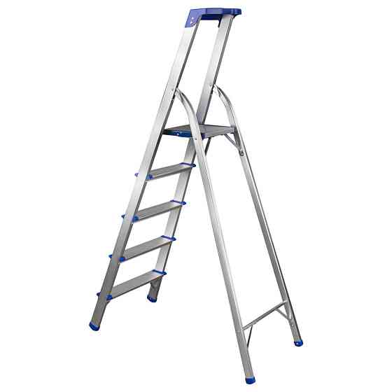 Драбина алюмінієва 5 щаблів 1.59м SIGMA (5036634) Київ