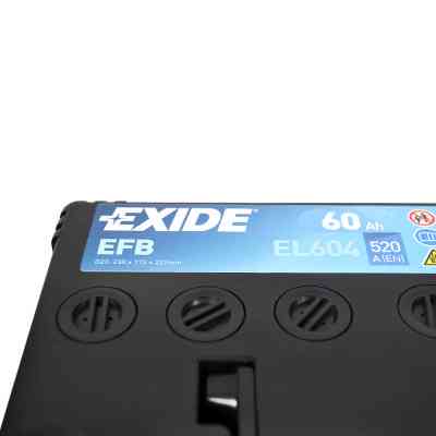 Акумулятор автомобільний EXIDE START-STOP EFB 60A (EL604) Вінниця