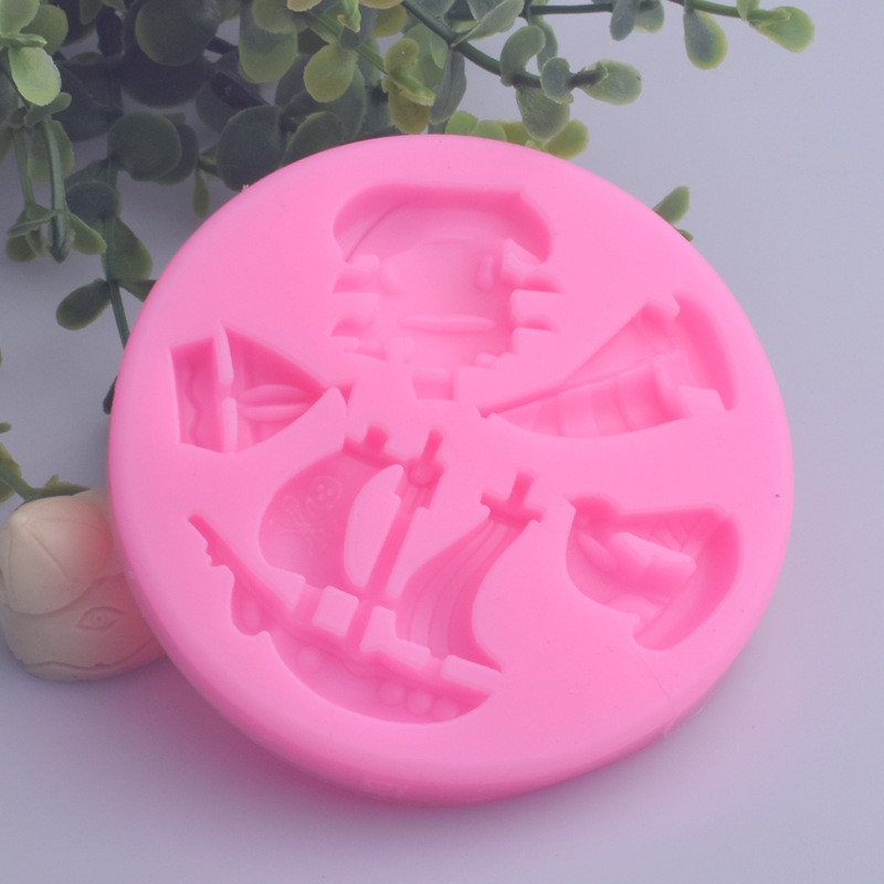 Молд силиконовый Корабли 8 см розовый Киев - изображение 11