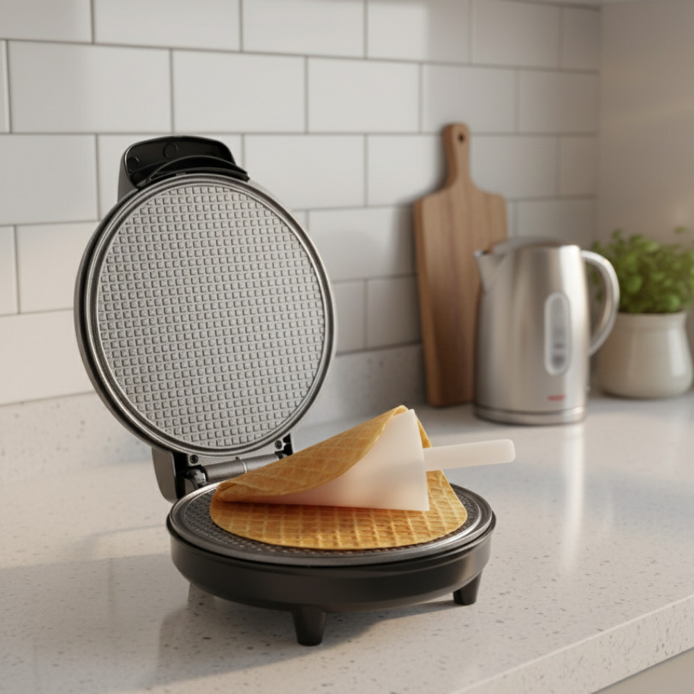 Вафельниця електрична для тонких вафель,1200Вт,BITEK BT-220 SBR Київ - фото 2