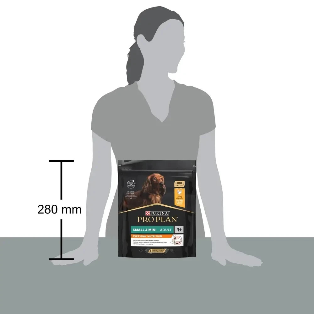 Сухий корм PRO PLAN Small&Mini Adult 1+ Everyday Nutrion для дорослих собак дрібних порід, з куркою, 700 г Київ - фото 3
