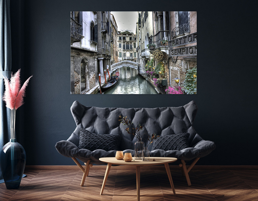 Картина холст у вітальню / спальню Венеція   MLP_31  ( 60х30см ) 90х180см Київ - фото 4