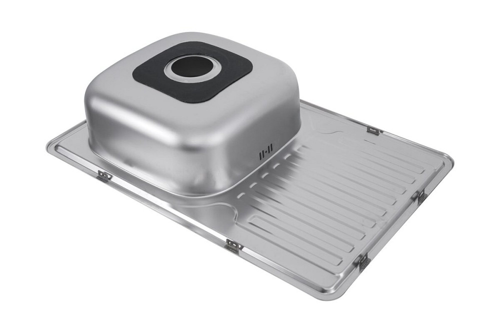 Кухонна мийка з нержавіючої сталі Valeso САТИН 7850 (0,8/180 мм) Коломыя - изображение 4