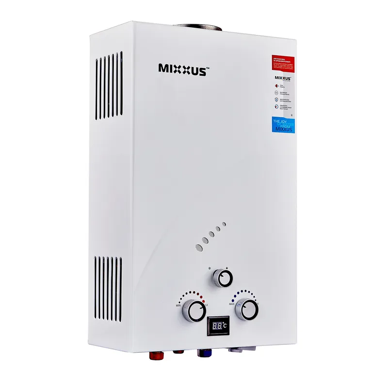 Газова колонка MIXXUS GWH-0110 BASIC WHITE димохідна 10 л/хв    ( WH0022 ) 27106 Харків - фото 8