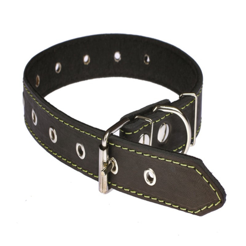 Нашийник 418 30мм "Класик" шкіра+синтепон безрозмірний Вінниця - фото 1