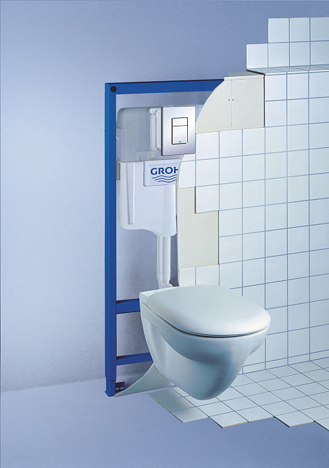 Інсталяційний комплект 5в1 для підвісного унітазу Grohe Fresh Rapid SL (38827000) Київ - фото 6