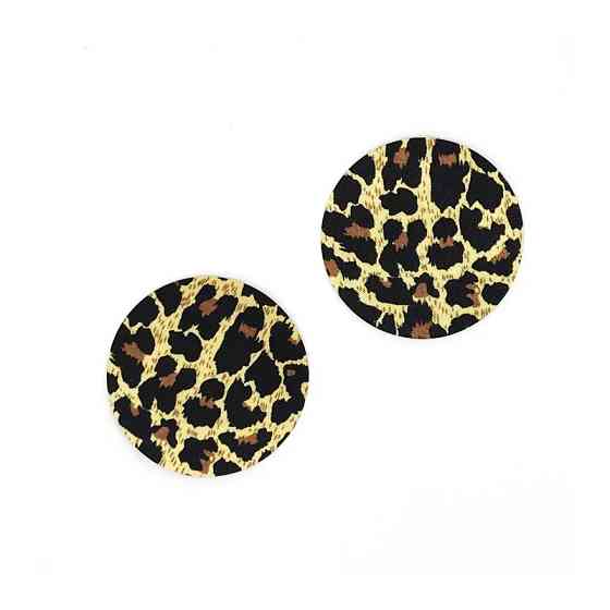 Прикраси для сосків Кола 6 см леопардовий Київ