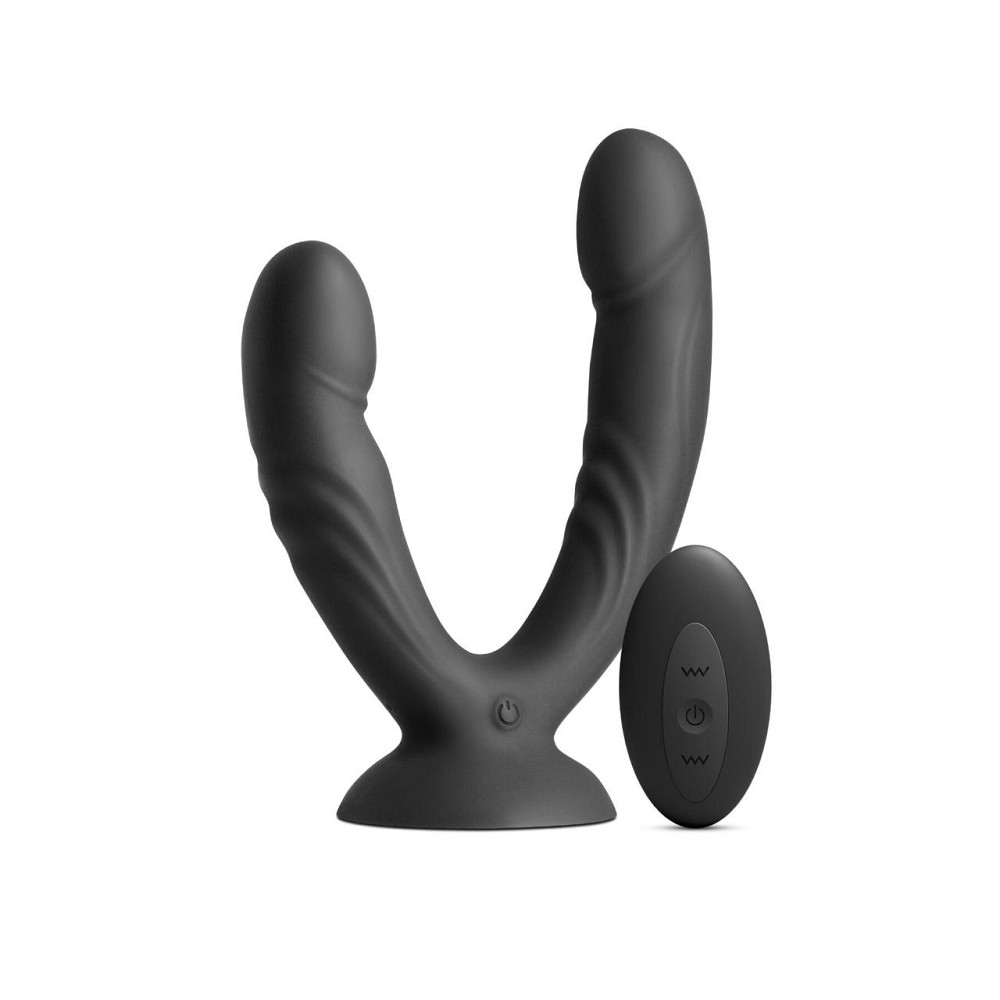 Подвійний дилдо з вібрацією NS Novelties INYA - Duet - Black Sex Aura Київ - фото 1