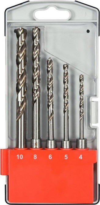 Свердла по металу SDS+ YATO: Ø= 4.0- 10.0 мм, HSS 6542. набір. 5 шт [24] Одесса - изображение 1