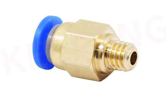 Фитинг крепление PTFE трубки PC8-02 8мм 1/4 дюйма пневморазъем для 3D-принтера Киев