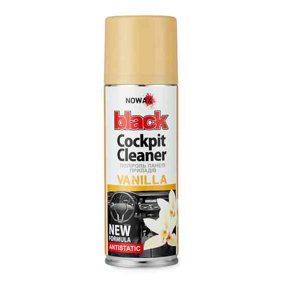 Поліроль для панелі приладів Nowax Cockpit Cleaner Spray Ваніль, 200мл Львів