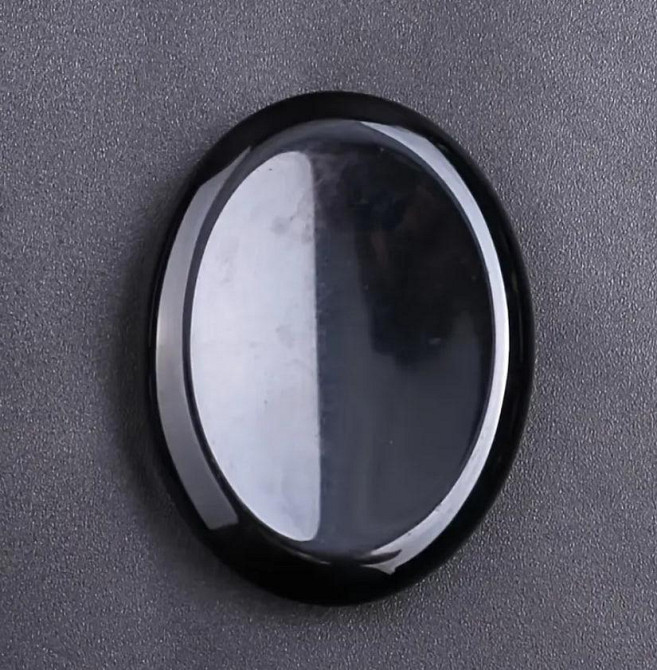 Обсидиан камень антистресс Натуральный овальный камень обсидиана для медитации и снятия стресса и тр Киев - изображение 1