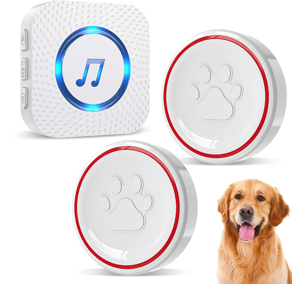 Безпровідний дверний дзвінок для собак ChunHee CB03WH Луцьк - фото 1