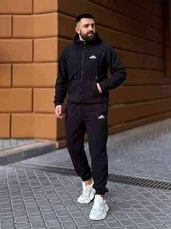 Мужской костюм из флис- полара XL-XXL, Черный Одесса