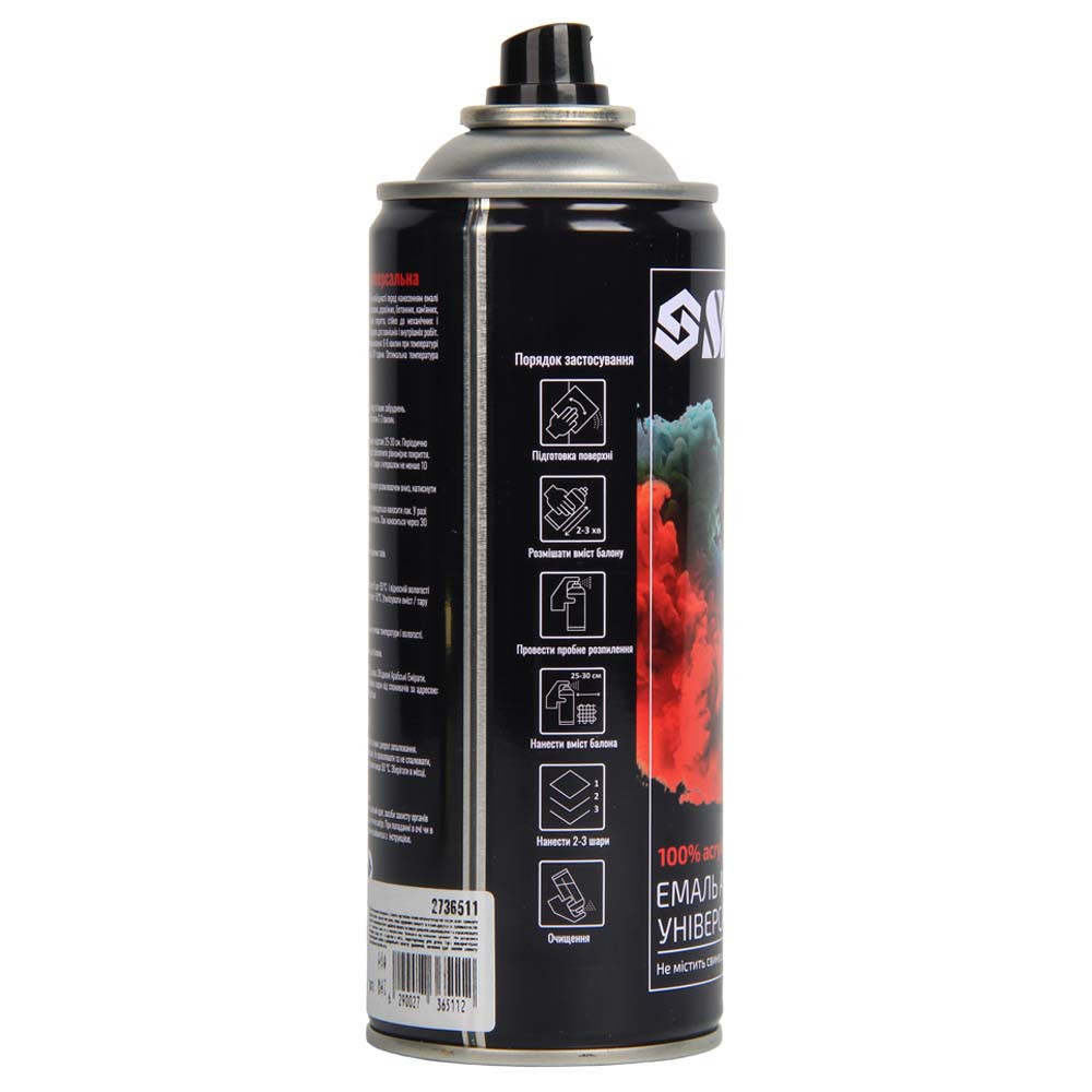 Эмаль аэрозольная акриловая хром 400мл золотой SIGMA (2736511) Киев - изображение 3