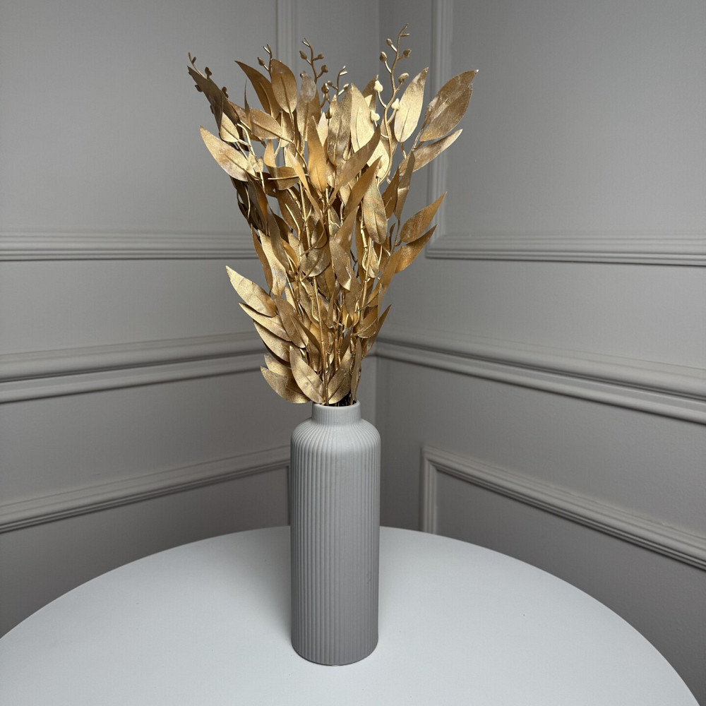 Рускус букет искусственный, В-55 см 5шт/уп. Цвет: золотой OZ-82 Львів - фото 1