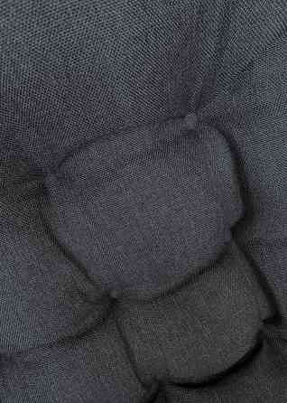 Подушка для стільців (50x120х8 см) подвійна Decorator Sawana колір темно-сірий 84-166 Київ