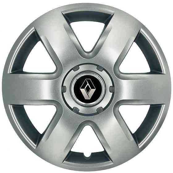 Автомобильные модельные колпаки R15 Renault 337 4шт, SJS, серебряные Киев