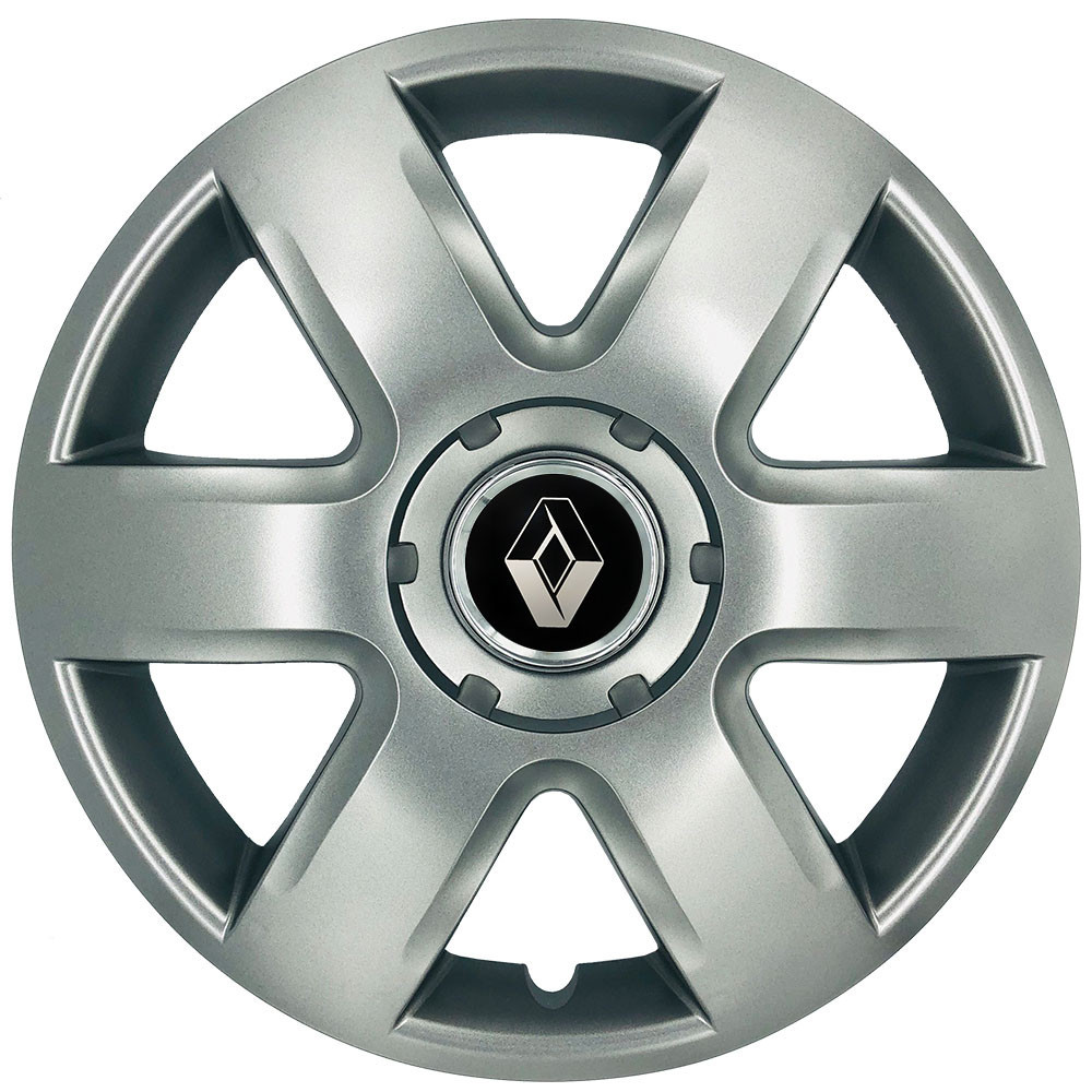 Автомобильные модельные колпаки R15 Renault 337 4шт, SJS, серебряные Киев - изображение 1