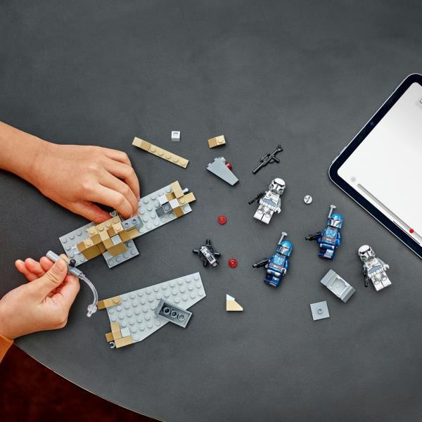 Конструктор LEGO Star Wars Бойовий комплект Засідка на Мандалорі 109 деталей (75373) Харків - фото 9