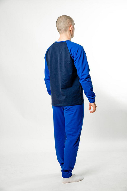 Пижама мужская, тёплая, 95%хлопок, топ Крохатушка одяг Киев - изображение 2