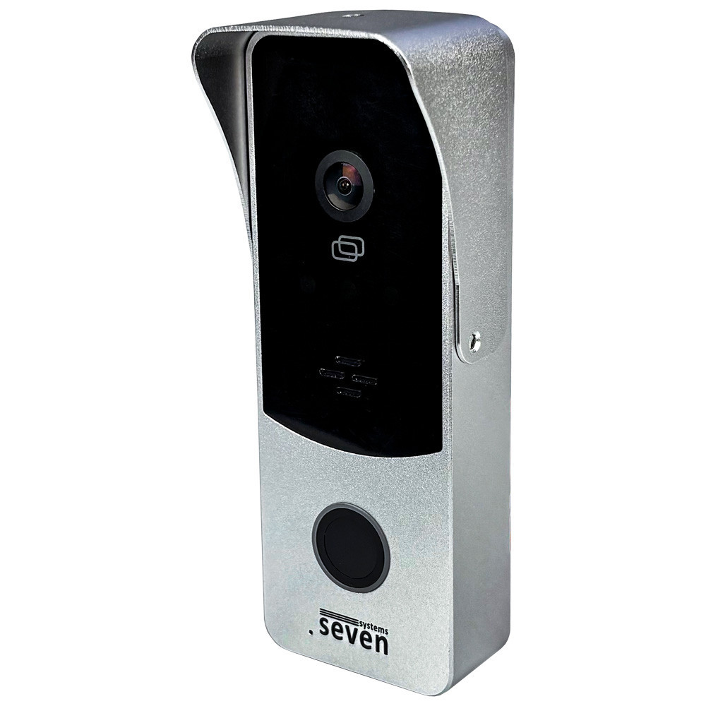Вызывная панель домофона со встроенным контроллером SEVEN CP-7508 FHD silver Киев - изображение 2