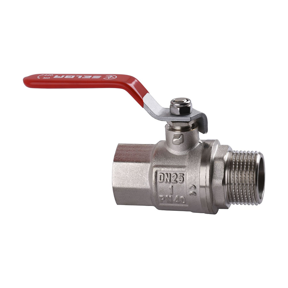 Кран кульовий прямий SELBA 1″ ЗВ КР SL1505 Луцк - изображение 3