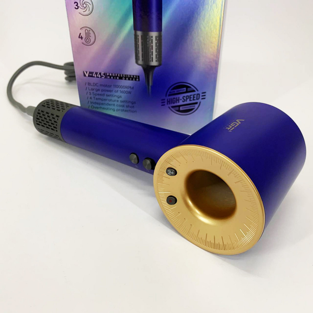 Фен для дому та подорожей VGR V-445, Фен з режимом регулювання температури для волосся з режимами WJ-40 Івано-Франківськ - фото 9