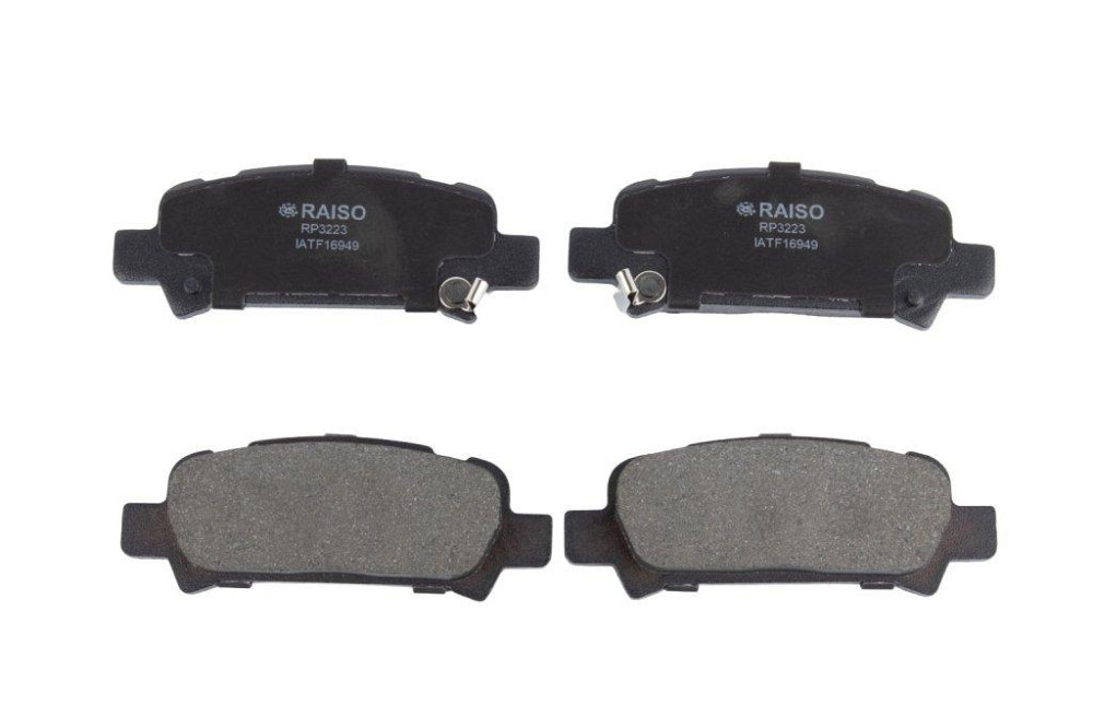 Колодки гальмівні задні Raiso (Швеція) Subaru Legacy IV, Субару Легасі 4 (Akebono) 03- #RP3223 UAJFVUA22 Ковель - фото 1