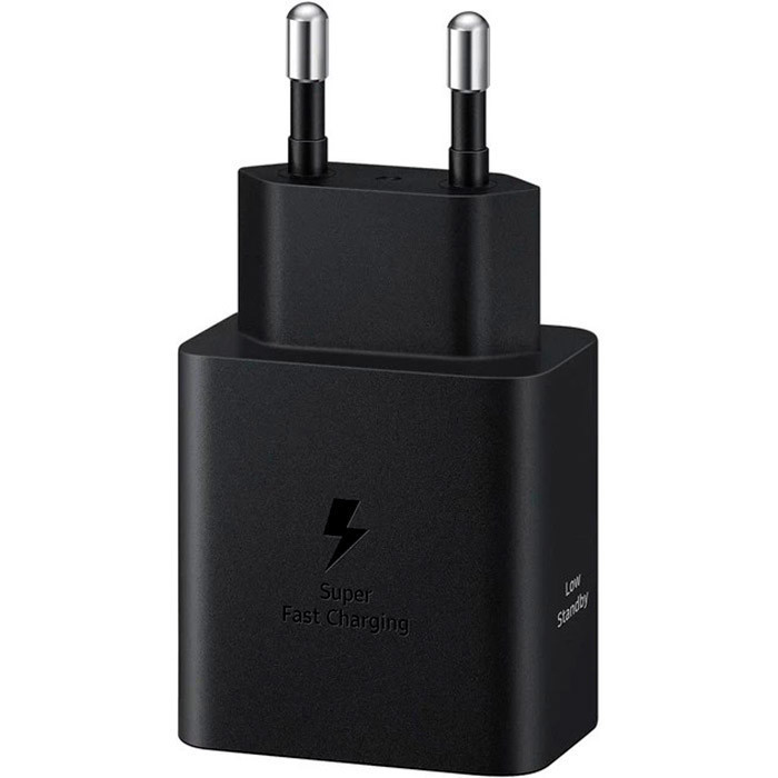 Мережевий зарядний пристрій Samsung EP-T4511XBEGEU Black, 45 W + кабель USB Type-C Чорний Харьков - изображение 2
