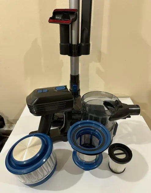 Пылесос ручной аккумуляторный 2500Вт Crownberg CB-674 для сухой уборки 3 в 1 с контейнером 0.5 л и турбощеткой Одесса - изображение 5