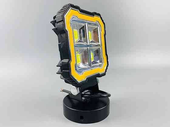 Фара LED квадратна, 32W біле та жовте світло, 112 мм х 128 мм х 37 мм (ширина). 9-60V. Мукачево