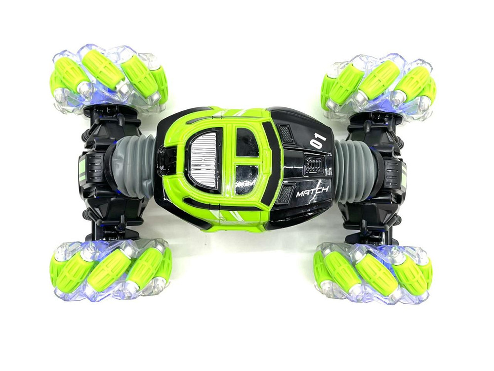 Машина трюкова Limo Toy перевертень всюдихід 2 пульта дистанційного керування Вид 3 Зелена (М 5508) Чернігів - фото 6