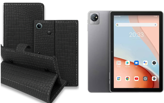 Книга-трансформер для планшета Blackview Tab 80, цвет Black Krokodil Black Киев