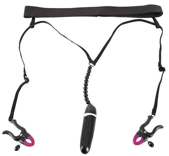 Затискачі для клітора - Bad Kitty Spreader String with Sex Aura Київ