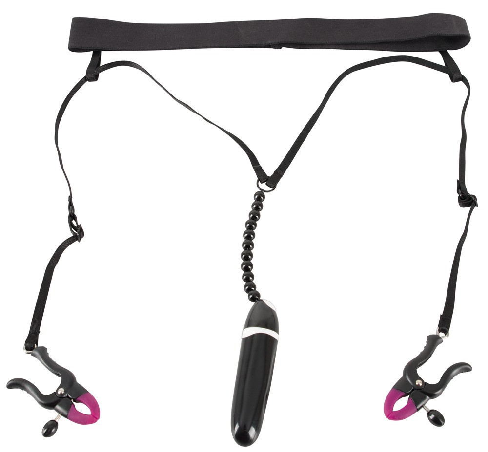 Затискачі для клітора - Bad Kitty Spreader String with Sex Aura Київ - фото 1