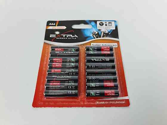 Елемент живлення Батарейка Extra German Style (ААА R3) сольові (Б-16) (16 шт) Харків