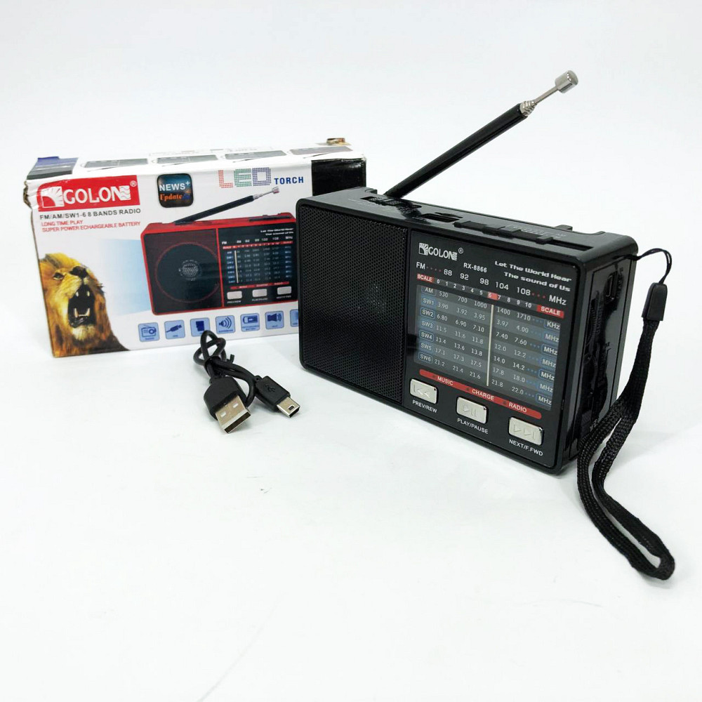 Всеволновой радио приемник GOLON, Радиоприемник от сети 220 аналоговый, Радио с встроенным MP3 плеером OL-28 Львов - изображение 9