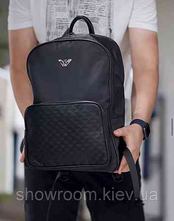 Мужской брендовый рюкзак GA (5155) black Киев