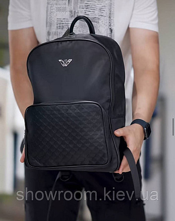 Мужской брендовый рюкзак GA (5155) black Киев - изображение 6